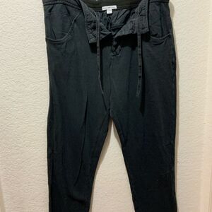 Womens Standard James Perse Flat Front Casual drawstring  Pants Size 28